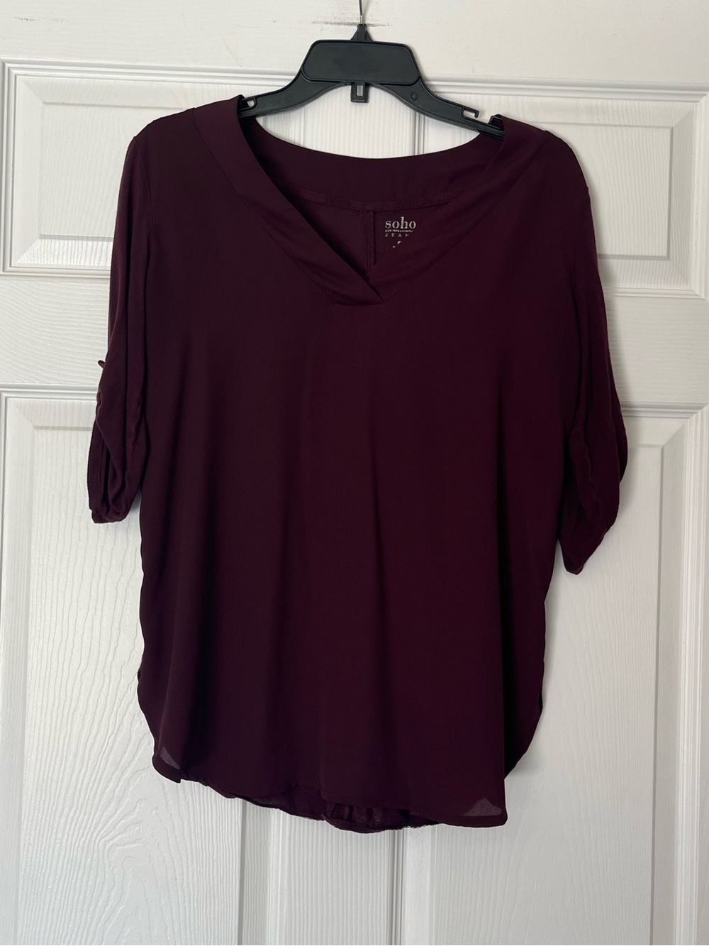 Soho Jeans V-Neck Blouse